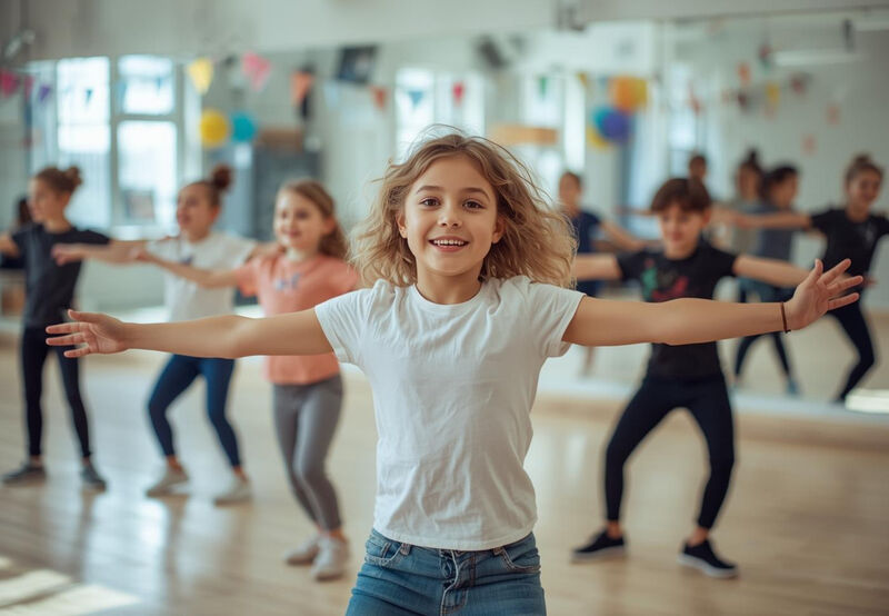 LebensMut Schule: Jugendliche bei Tanz und Workshop in der Schule